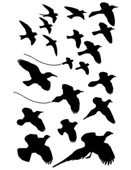 Dina Wakley Birds In Flight Stencil