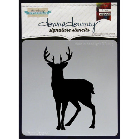 Deer In The Headlights - Donna Downey Stencils