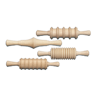 Wooden Clay Rolling Pin Set