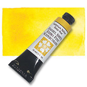 Cadmium Yellow Deep Hue (PY 53, PY 83) 15ml Tube, DANIEL SMITH Extra Fine Watercolor
