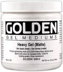 Golden Heavy Gel Medium (MATTE) 16OZ