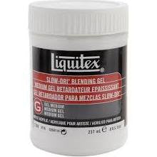 Liquitex Slow-Dri Blending Acrylic Gel Medium-8 Ounces